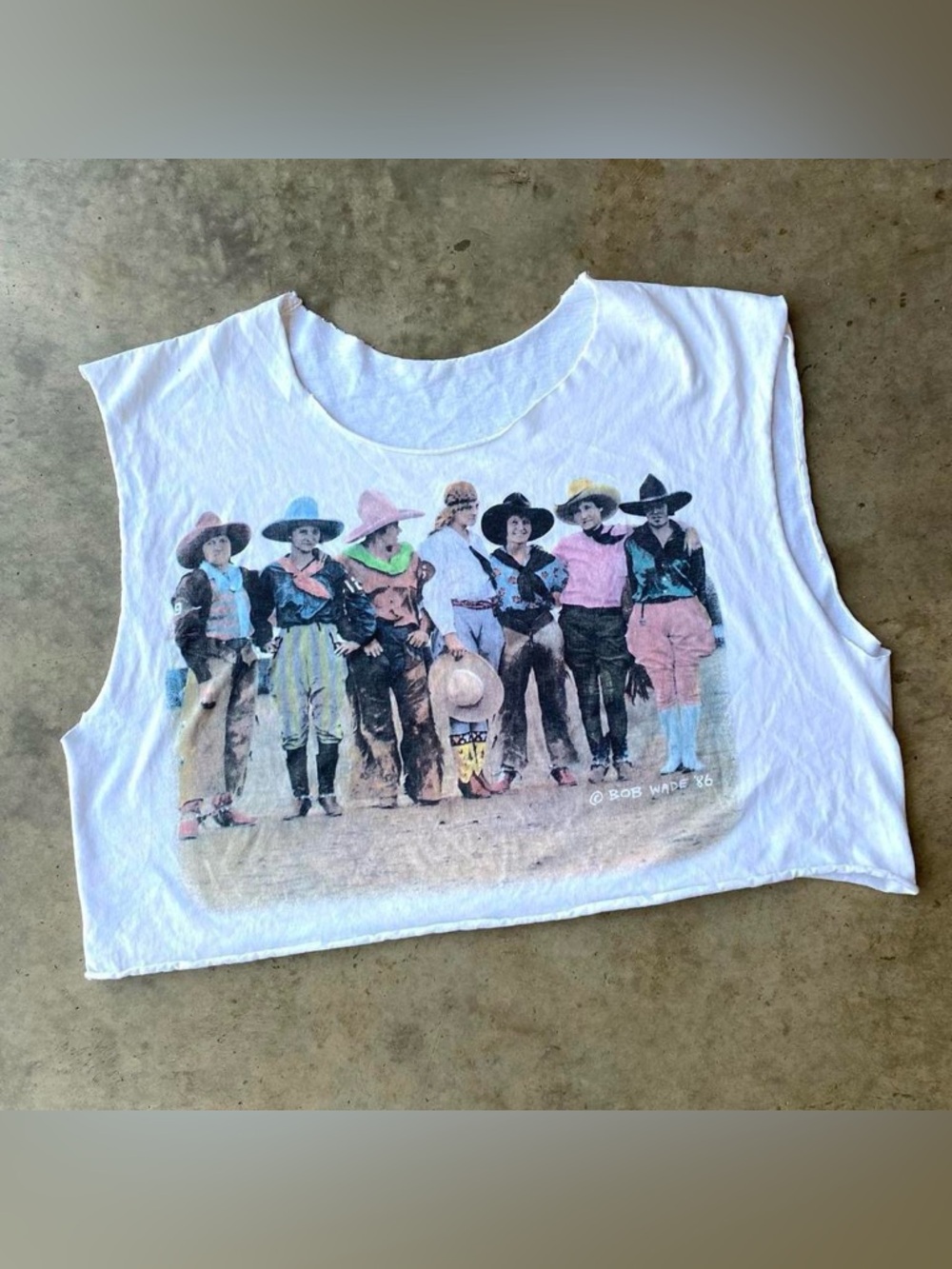 VTG 80s Bob Wade 1986 art print T-shirt Woody Harrelson white men cant jump 1992